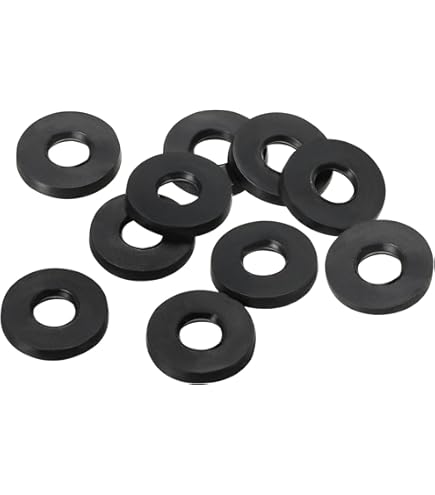 Rondelle SOURCING MAP Nylon Plat Joint Étanchéité 14mm OD 5,8mm ID 0,8mm Épaisseur pour Robinet