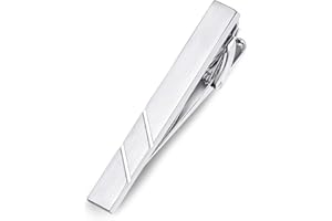 HONEY BEAR Hochwertig Herren Krawattennadel Krawattenklammer Tie Clip 1.97"/2.12" für Normale Größe Krawatte,5cm/5.4cm