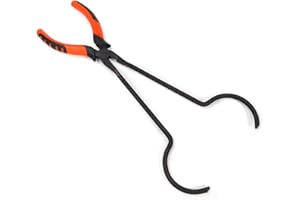 Caredy Pinza per crogiolo, Pinza per crogiolo di Fusione, Pinza per crogiolo di Metallo Facile da trasportare, per raffinare la Fusione