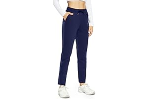 OUGES Womens Cotton Joggers Open Bottom Jogging Sweatpants Sports Trousers Tracksuit Bottoms Lounge Pants with Pocket