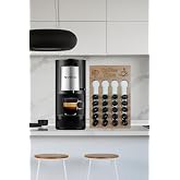 Nespresso Uyumlu Kaps&uuml;l Kahve Tutucu Kaps&uuml;l Standı Ahşap 24 Kaps&uuml;l Kapasiteli Organizer 22cmx35cm