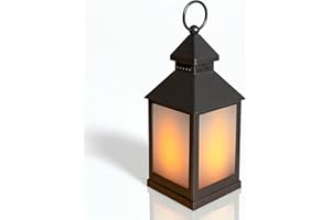 ‎EAXUS Eaxus® LED Lantern for Outdoor Use - Lantern with Flame Effect Candle - Living Room & Garden Decoration