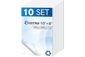 QUOTRE 10 arkuszy akrylowych 25x20 cm przezroczysty panel akrylowy 1mm przezroczysty akryl do malowania zdjęć rysunek druk ramki rzemieślnicze