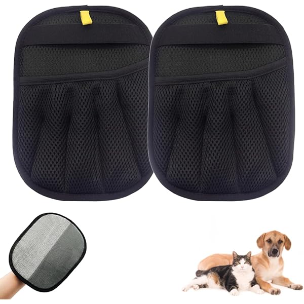 AMFUN Fell Magnet Handschuh - Tierhaare Entfernen Für Katzen & Hunde