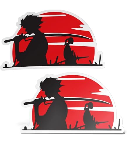Autocollant Soleil Levant Japon - Drapeau JDM - 50mm - Vinyle Haute Qualité - Neuf