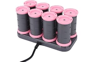 Dioche Rollers Curling Set 35 Mm Elektriskt Uppvärmt Hår Roller Kit Snabbuppvärmning Hårstyling - Hållbara Lockar för Hårtype
