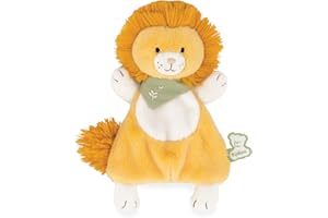 KALOO - Les Amis - Doudou Leone Nougat - 18 cm - Giallo - Materiale Ultra Soffice - dalla Nascita, K224009