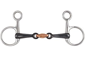 Shires Equestrian - Hanging Cheek Sweet Iron Snaffle - S/steel - Size: 51/2