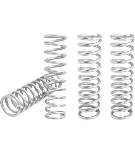 10 Molle Di Compressione In Acciaio - Diametro Filo 1,4/1,5mm, Tipo Y, OD 8-25mm, Per Uso Generico