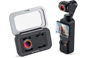 K&F Concept Filtre ND Variable ND32-512 Magnétique Compatible avec DJI Osmo Pocket, Filtre à Densité Neutre 5-9 Stops, Accessoires Osmo Pocket 3 (Cadre en Aluminium)