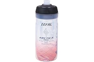 ZEFAL Zéfal 55 Arctica Pro-Bidon 550 et 750 ML-Gourde Vélo Isotherme-Inodore et Etanche Cyclisme, Rouge, 550 ML