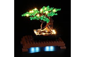 Kyglaring LED Lighting kit for Lego Bonsai Tree 10281 Building Kit - LED Lights Set Compatible with Lego 10281 - Not Include The Model (Classic Version)