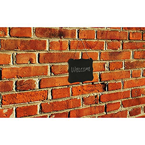 PIXNOR Tafel-Zeichen-Message-Board mit hängenden String – 4-er Pack - 3