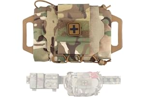 TS TAC-SKY Rápido Despliegue IFAK Kits Táctica Militar Bolsa MOLLE Botiquín De Primeros Auxilios De Supervivencia Al Aire Libre De Caza De Emergencia Camping Senderismo Médico Bolsa (Color : CP)
