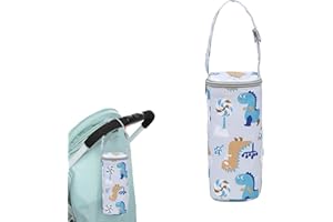 DOUKESH Sac Isotherme pour biberon, Sac Isotherme pour Lait Maternel, Sac Chauffe Biberon, Sac Isolant pour Biberon de Lait, Sac de Biberon Isolé pour Bébé, Baby Biberon Tote Restez au Chaud ou au Frais, H