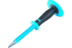 OX dłuto do betonu - Pro przemysłowe dłuto do betonu - wytrzymałe dłuto do betonu do łamania betonu - wielokolorowe - 8,5 cm x 30,5 cm