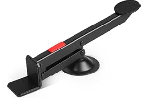 DBREAKS Sollevatore per Porte in Acciaio Massima 100 kg, Sollevatore Mobili con Rotazione di 360 Gradi, Alza Mobili Nero