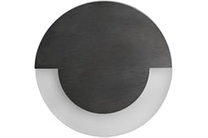 KOBERT-GOODS KOBERT GOODS - LED-Treppenbeleuchtung 1,3W mit 230V SOLA KALTWEIß in verschiedenen Formen Hochwertige Einbau-Spots für die Wand, Beleuchtung von Treppen und Stufen Strahler aus Glas/Aluminium