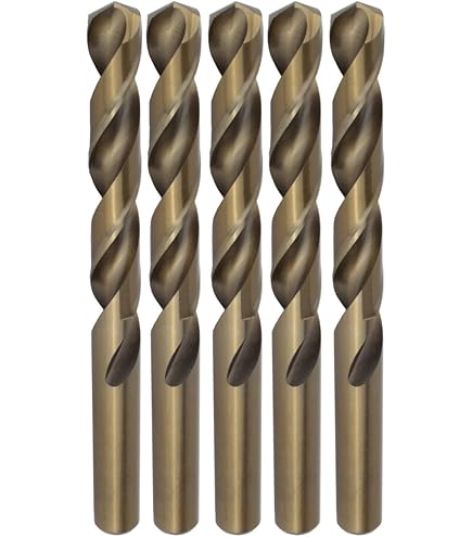 5 stuks 1mm HSS-E Cobalt 5% spiraalboor industrie DIN338