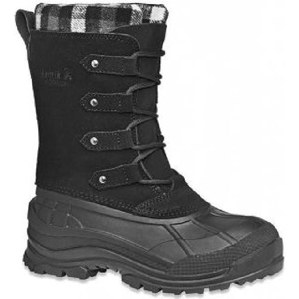 Kamik Women's Hannah Mid Snow Boot - Charcoal, Comfortable Down To -30°C, Size 9