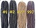 35"(90 cm) Anytime Senegalese Loop Twist Pre-Twisted Braids senegalese twists braid extension 100% Kanekalon Hair extension (1#)