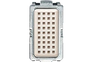 Bticino S5041NF Serie Magic Sonido Bronce, 220 V, Color Blanco
