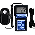PAR Meter, Quantum PAR Meter PPFD Meter for LED Grow Lights (400-700nm), PAR Light Meter with Data Logging for Photosynthesis Light Intensity Indoor Gardening Plant, Aquarium