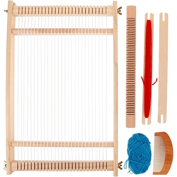 NewZC Petit Métier à Tisser Enfant De 6 à 12 Ans - 25 X 28 Cm Cadre à