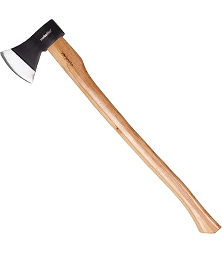 Hache à Bois HAZET 2133-1250 – Manche Hickory 70 Cm, Triple Clavetage, Pour Fendre Et ébrancher - 11
