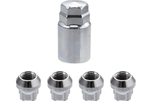 X AUTOHAUX M14x1.5 Coche Rueda Bloqueo Orejeta Tuercas Antirrobo Kit para Tesla- Modelo 3 Plata Tono