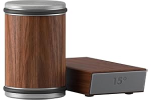 JOYMY Rollender Messerschärfer, 15/20° Knife Sharpener Messerschärfen leicht gemacht, Messer schärfer, Rollschleifer, Rollmesserschärfsystem für Küchenmesser, Messerschärfer-Set (Braun)