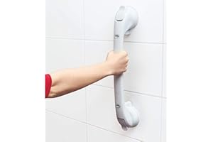 TronicXL Uchwyt próżniowy XXL Premium do wanny, prysznica, WC, 50 cm, uchwyt do wanny, uchwyt do wanny, uchwyt mocujący montaż bez wiercenia śrub, uchwyt prysznicowy do łazienki, przyssawka, uchwyt