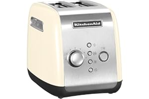 Kitchenaid Grille-pain pour 2 tranches (5KMT221EER) crème 1100 watts