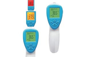 VENTON Deltasat x001 - Termometro digitale per bambini, senza contatto, con misurazione immediata, allarme febbre, corpo professionale, adatto per bambini e adulti