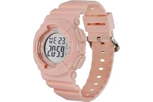 FEMBW Orologi Sport Digitale Multifunzione Impermeabile con Sveglia e Cronometro Retroilluminati a 7 Colori, Cinturino in Resina
