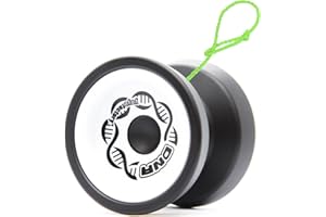 YoYo Factory DNA Metal Yo Yo – Professional YoYo for DNA Magic Yoyo Play | Trick YoYo Style Unresponsive Yo-Yo for Kids, Teens & Adults - Black / White