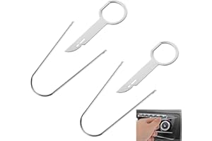 Bewudy Narzędzie do podważania radia samochodowego, zestaw narzędzi do podważania radia samochodowego, zestaw narzędzi do podważania stereo, w kształcie litery U, ze stali nierdzewnej, uniwersalny