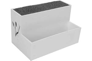 DIOCHE Soporte de Tijeras, Caja de Pinzas de Peluquería de Salón, Caja de Almacenamiento de Tijeras, Organizador Accesorios de Herramientas de Peluquería, Portaherramientas de Peluquería(blanco)