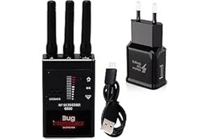 DECATRONIC Rilevatore di microspie gps telecamere wifi gsm per auto casa ufficio professionale G638pro MK4