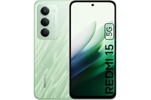 Xiaomi Redmi 15 5G Smartphone 8+256GB,Ripple Green,7000mAh Battery | Immersive 6.9” FHD+ Display, 50MP AI Dual Camera System–UAE Type Approved