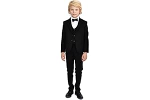 Lilax Boys Formal Suit 5 Piece Dresswear Suit Set