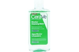 CeraVe Agua Micelar Hidratante, Apta Para Todo Tipo de Pieles, Para una Limpieza Facial Profunda y Suave, Fórmula sin Aclarado, Con Ácido Hialurónico y 3 Ceramidas Esenciales, Sin Perfume, 295ml