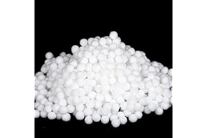 Gukasxi 2000 Stück Pompons zum Basteln 10mm Weiß Mini Pompons, Mini Pom Poms für Handwerk Herstellung, Pompons Bälle Flauschigen für Handwerk DIY Deko Hobby Supplies Basteln DIY Kreativen Basteln