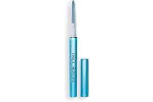 REVOLUTION BEAUTY LONDON Revolution, Delineador Duocromo Metálico, Lápiz a Prueba de Borrón, Resistente al Agua, Fórmula Iridiscente que Cambia de Color, Vegano y Libre de Crueldad, Deep Space Blue