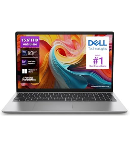 Dell 15 AI Powered Laptop, Intel Core Ultra 5 225H, 16GB DDR5 RAM