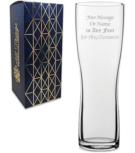 Beer & Snacks Gift Set - Engraved Glasses