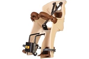 B BELLELLI Freccia - Asiento Delantero de bicicleta - para Niños de hasta 15 kg, de 9 meses a 3 años - Se fija al cuadro