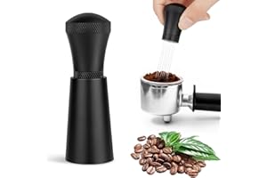 HOTUT WDT Narzędzie, dystrybutor mieszadła do kawy, 7 igieł do kawy, ze stojakiem, mieszadło do kawy, 0,3 mm, Narzędzie Wdt ze stopu aluminium dla baristy (ze 10 igły wymienne)