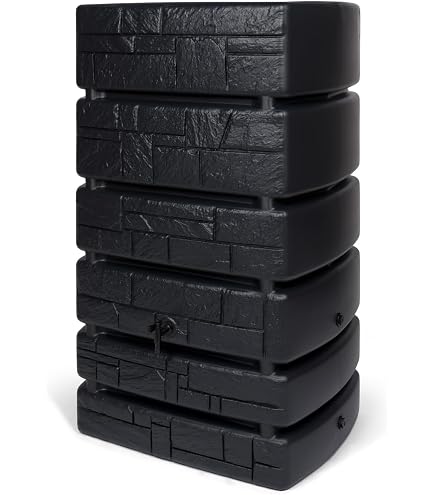 Aqua Tower Regenwasserfass – 450 Liter Volumen, Grau | Maße 775 X 573 X 1150 Mm