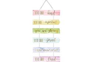 Queekay Girls Bedroom Accessories Preppy Room Decor Rainbow Unicorn Boho Butterfly Decorations Teens Motivational Wall Art Bedroom Decorations for Room Toddler Wall Decor Girl Present(Unicorn)